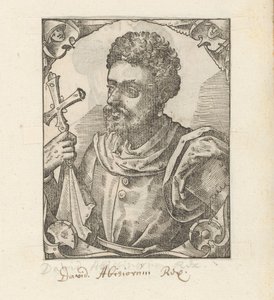 Retrato de Dawit II, Emperador de Abisinia