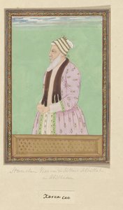 Retrato de Sharza Khan, que fue visir en tiempos del sultán Abdullah y también visir en tiempos de Abul Hasan de Anonymous
