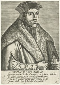 Portret de Tomás Moro Thomas Morvs Anglvs (título sobre el objeto) de Anonymous
