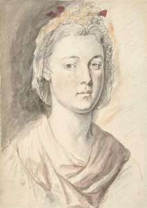 Retrato de una mujer joven de Anonymous