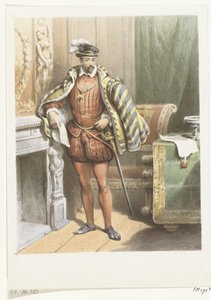 Retrato de un noble de pie, c.1572 de Anonymous