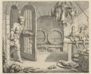 Rata de ciudad y rata de campo
Diseños de ilustraciones para una edición de las Fábulas de Jean de la Fontaine (título de la serie)