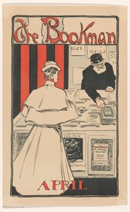 Nota publicitaria para el número de abril de 1896 de la revista The Bookman de Anonymous