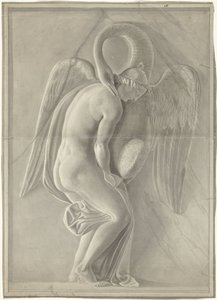 Relieve con Leda y el cisne de Anonymous