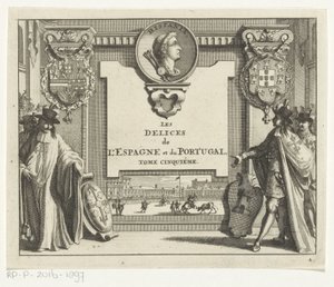 Caballeros de las Órdenes Españolas con Escudos Portada para: Juan Alvarez de Colmenar, Les Delices de l