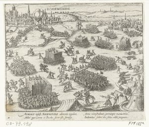 Roermond tomado por Guillermo de Orange, 1572 de Anonymous