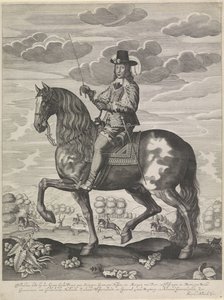 Retrato ecuestre de Guillermo II, Príncipe de Orange de Anonymous