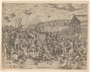 Escipión valt de los cartagineses aan Cor. P. Victoria de Scipio (título sobre objeto) de Anonymous