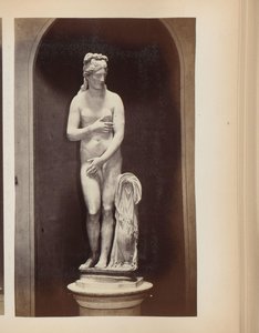 Escultura de Venus en los Museos Capitolinos en Roma, Italia