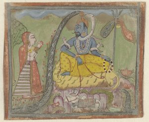 Shiva y Parvati de Anonymous