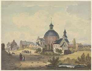Iglesia de San José en Waterloo Siete platos de Waterloo y sus alrededores (título de la serie) de Anonymous