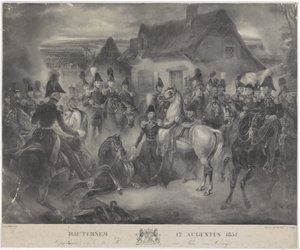 Batalla de Boutersem, 1831 Bautersem 12 de agosto de 1831 (título sobre el objeto) de Anonymous