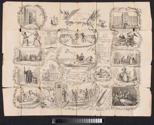 Caricatura en el almanaque estudiantil de Leiden, 1865 de Anonymous