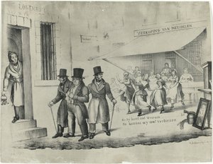 Caricatura sobre C. Seyn, 1838-1839 de Anonymous