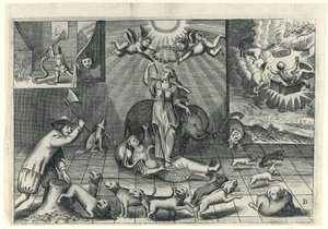 Caricatura de los ingleses, 1673 de Anonymous