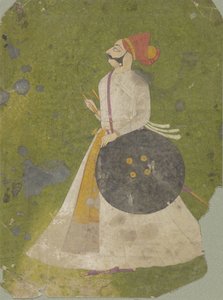 Guerrero de pie