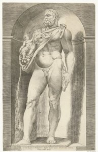 Estatua del emperador Cómodo como Hércules, Estatua de Hércules y Telephos