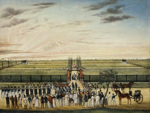 El entierro del padre Joannes Vitus Janssen (1803-43) en Paramaribo de Anonymous