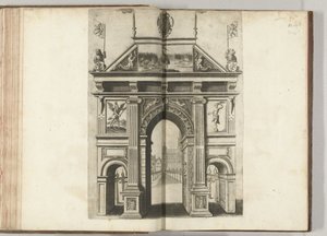 Puerta triunfal con la grúa, 1594