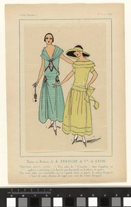 Muy parisino, 1923, nº 2: Tejidos y cintas de A. PRÉVOST & Cie. de León... de Anonymous