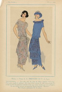 Muy parisino, 1923, nº 3: Cintas y Tejidos de A. PRÉVOST...SENTIMENTALES... de Anonymous