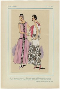 Muy parisino, 1923, nº 5: 15.- ARMENONVILLE. - 1. Un vestido de noche... de Anonymous