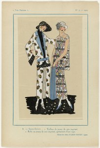 Muy parisino, 1923, nº 5: 9.- SANS-SOUCI. 1. Traje de punto... de Anonymous