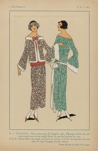 Muy parisino, 1923, nº 8: 4. - COQUETAS. / Una chaqueta corta... de Anonymous
