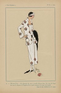 Muy parisino, 1923, nº 8: 7.- WANG-TAÏ. - Este damasco de seda... de Anonymous