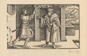 Dos hombres discutiendo