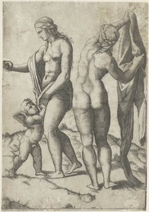 Venus en Amor en Athena de Anonymous