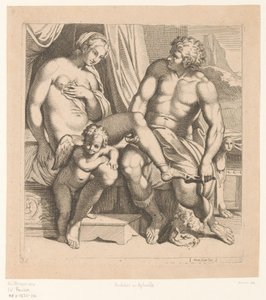 Venus en Anquises Niños en el Palacio Farnese en Roma (título de la serie)