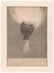Verongelukken van de luchtballon van Pilatre de Rozier en Romain boven Boulogne, 15 juni 1785
Ascensión catastrófica de Pilatre de Rosier y Romain, en el Château de la Muette el 21 de noviembre de 1783, tras haber obtenido considerables fondos del Gobiern