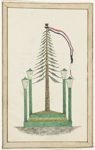 Árbol de la libertad plantado en Middelburg, 1795 de Anonymous