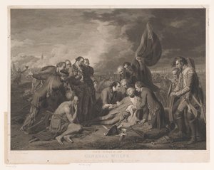 Seis retratos de los presentes en la muerte de James Wolfe