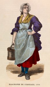 Un vendedor de nueces en 1774 - Colección privada de Anonymous Anonymous