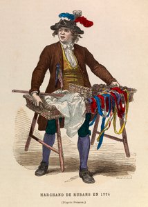 Vendedora de cintas en 1774