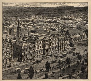 Adelaida - Australia - 1890 - grabado 1890 de Anonymous Anonymous