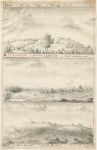 Vista panorámica de Aldridge: dibujo en sepia, nd [?siglo XIX] de Anonymous Anonymous