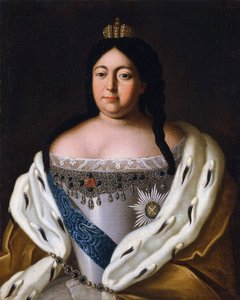 Retrato de la emperatriz Anna Ioannovna (1693-1740) de Anonymous Anonymous