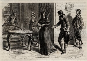 Arresto de Madame Roland el 1 de junio de 1793 en París - Arresto de Madame Roland (Manon Roland, nacida Jeanne Marie Philippon) de Anonymous Anonymous
