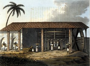 Brasil, fábrica de azúcar - en 