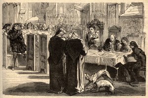 Bretaña - Luis II de La Tremoille (1460-1525) ante Luis de Orleans (Luis XII) de Anonymous Anonymous
