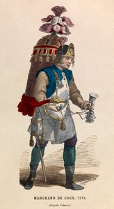 Vendedor de cocos en 1774 - colección privada de Anonymous Anonymous