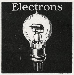 Fenómenos eléctricos: electrones. Ilustración anónima de 1925. Colección privada.