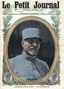 Primera Guerra Mundial 1914-1918. Retrato del General Joseph Alfred Micheler (1861-1931). En 