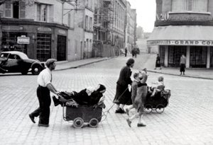 Francia junio de 1940: Éxodo de la población en la Porte d
