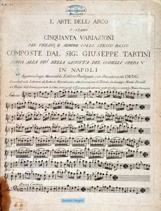 Frontispicio de la partitura musical de L