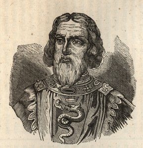 Galeas I Visconti - Galeazzo I Visconti - galeazzo primo visconti - 1277-1328 - grabado de Anonymous Anonymous