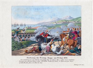 Guerra ruso-turca de 1828-1829 - La caída de la fortaleza de Anapa el 23 de junio